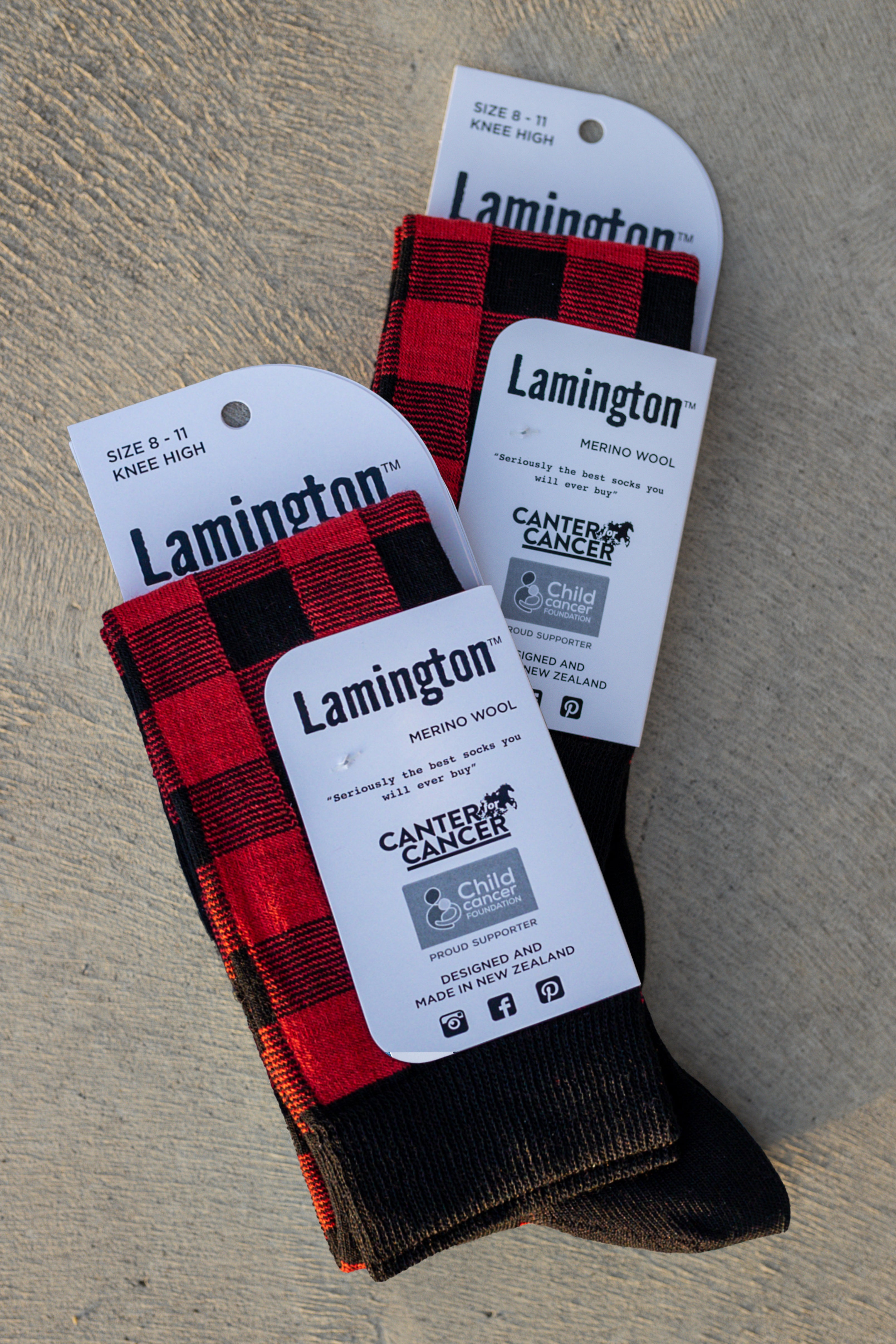 Lamington Knee High Merino Socks