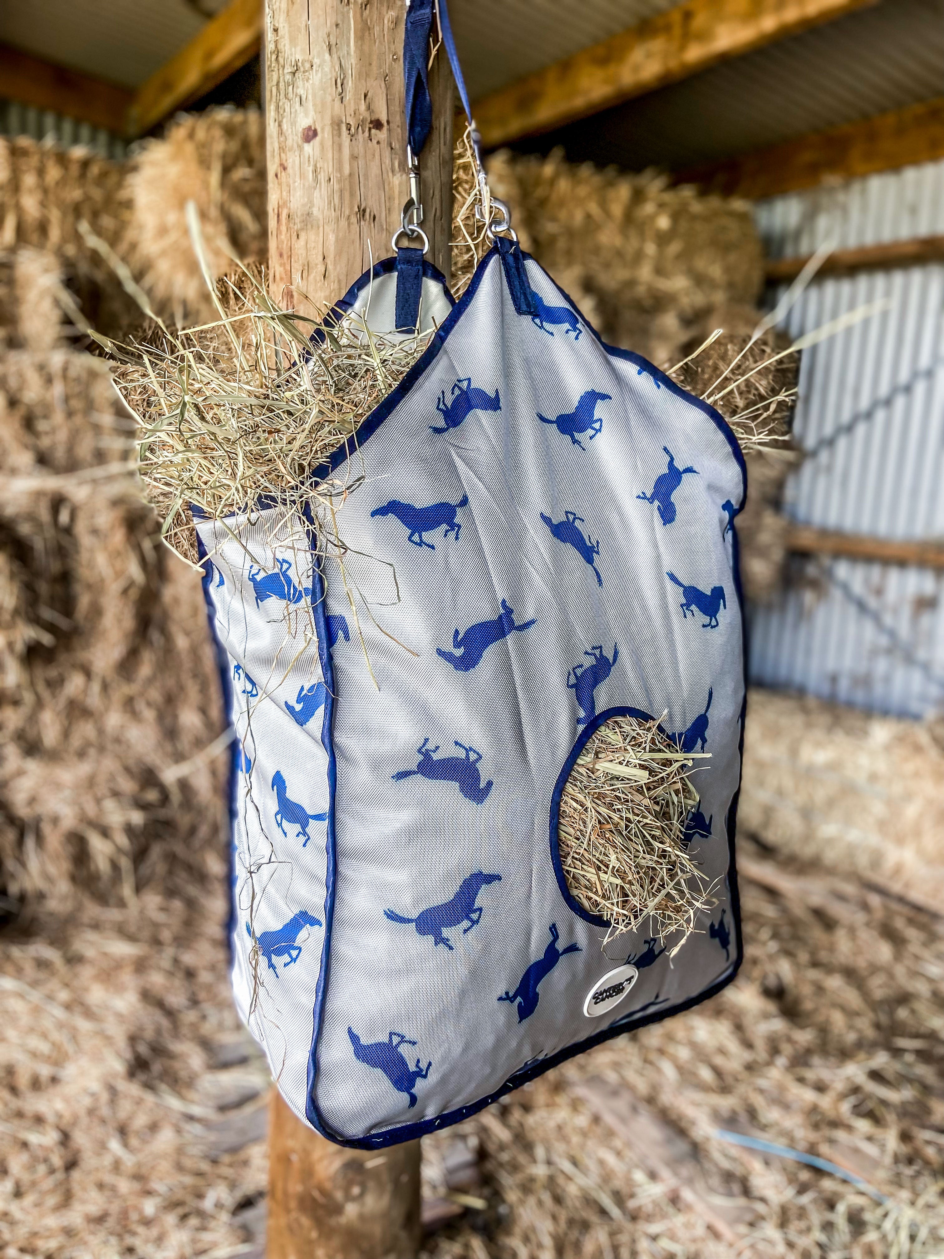 Horse Print Large Hay Bag
